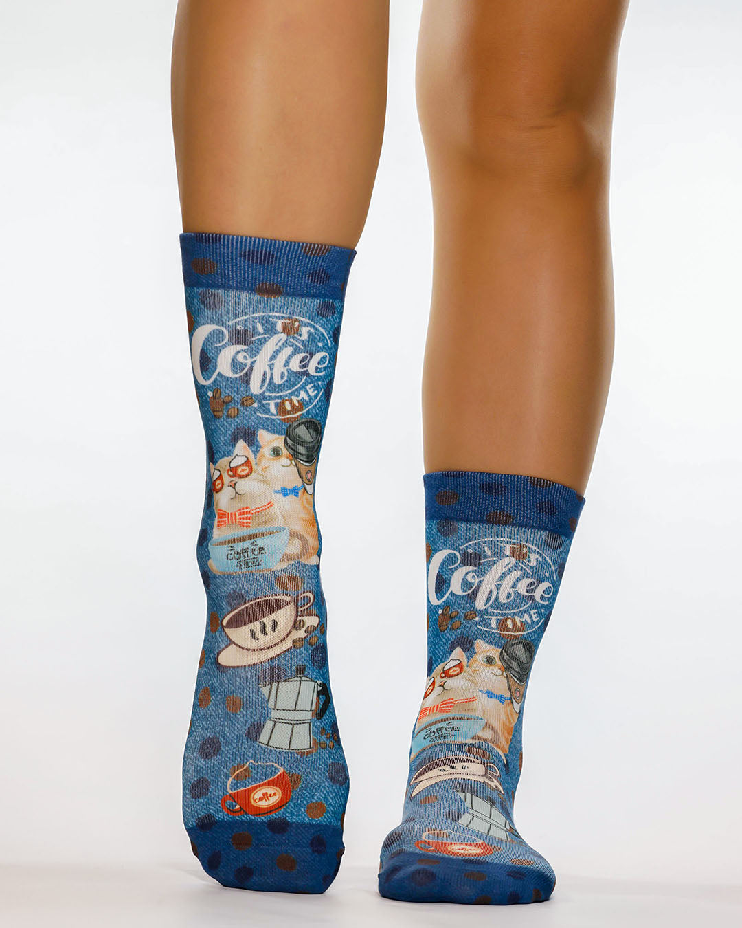 Coffee Time Lady Sock