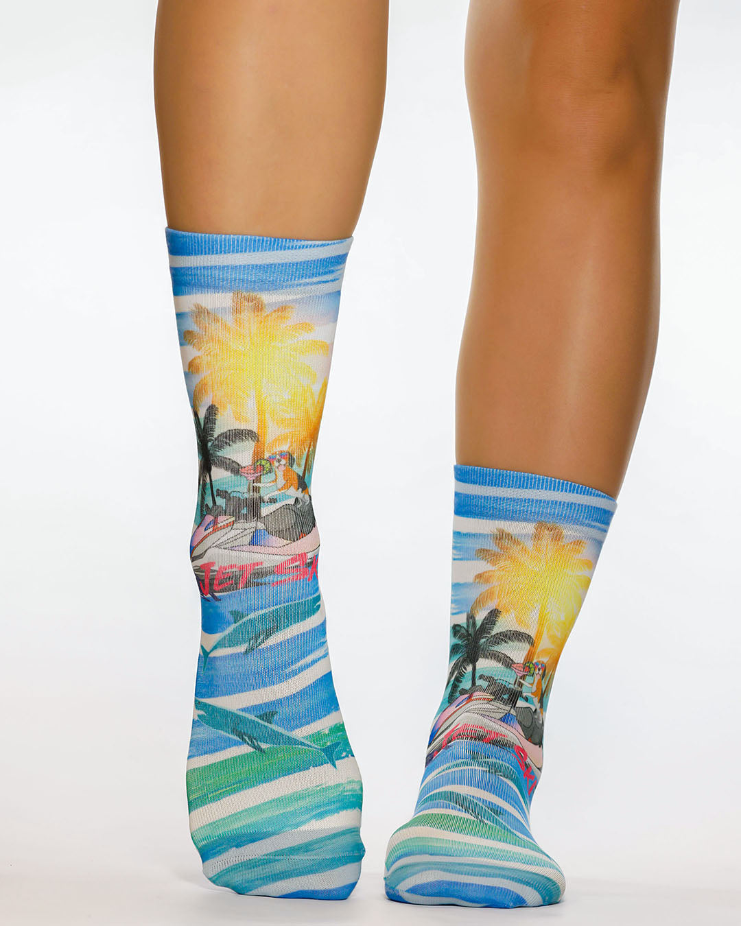 Jet Ski Lady Sock