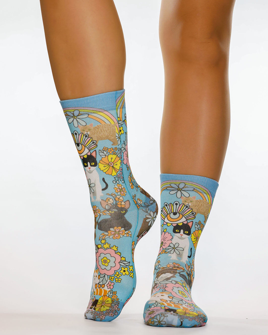 Peace Cat Lady Sock