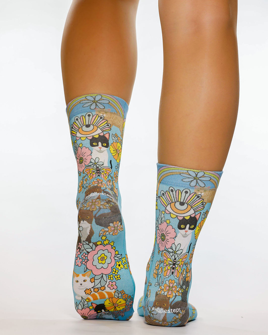 Peace Cat Lady Sock