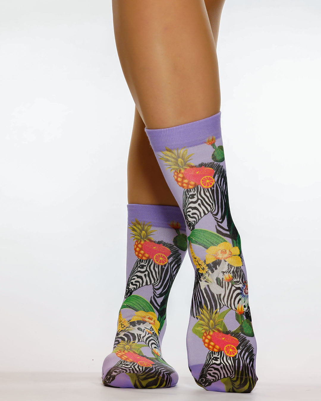 Tropical Zebra Lady Sock