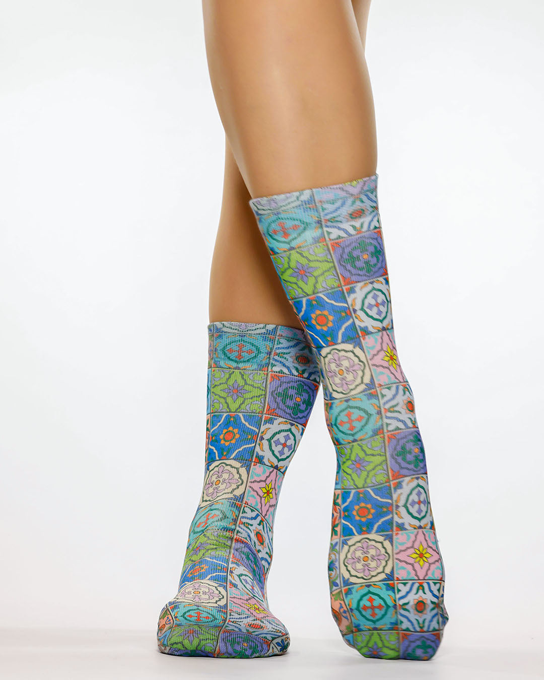 Colorful Ceramic Lady Sock