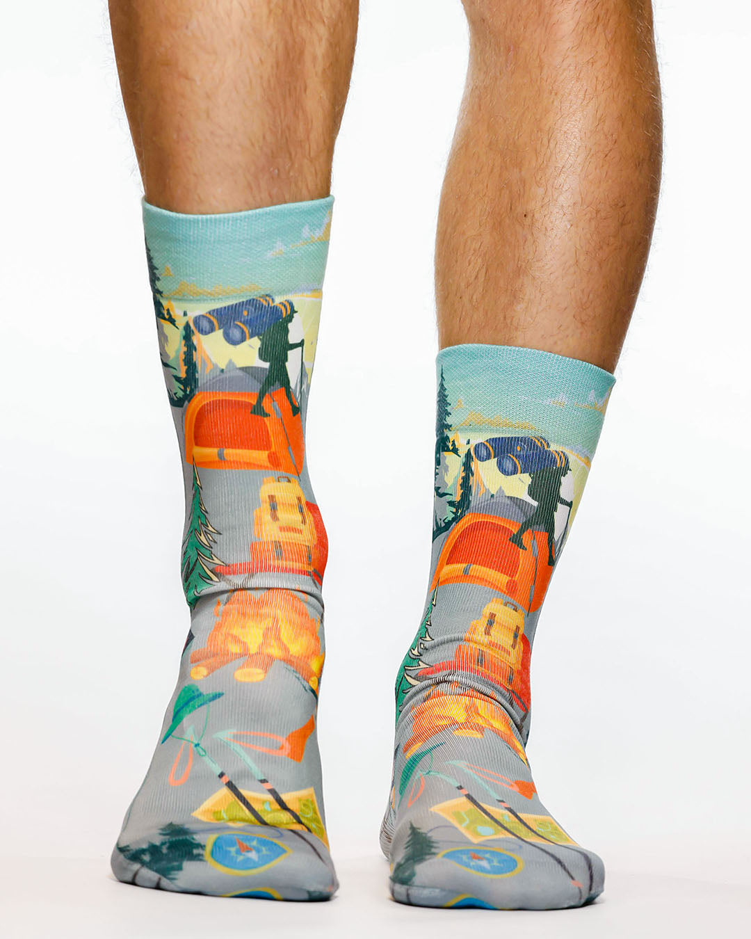 Hiking Man Sock