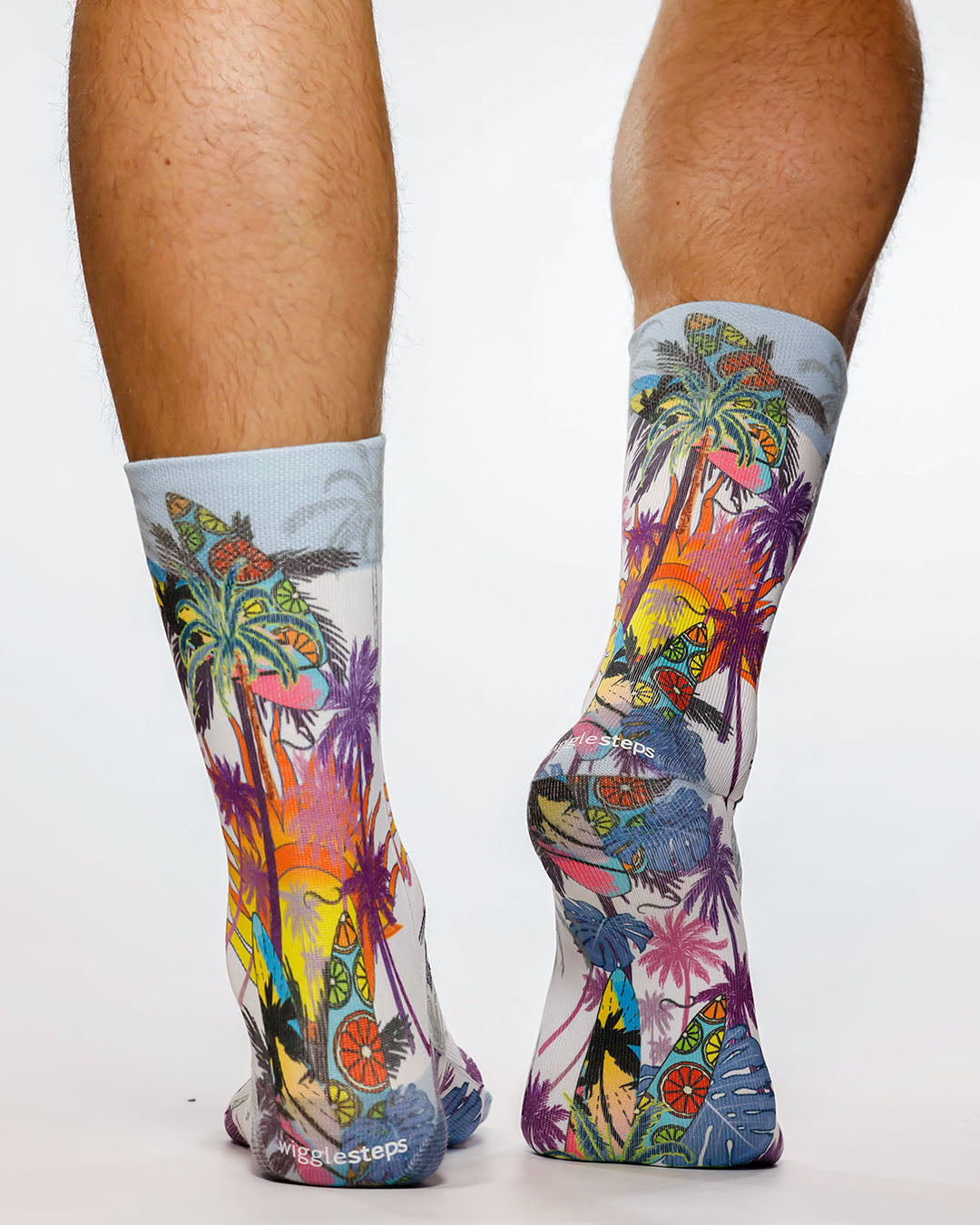 Palm Surf Man Sock