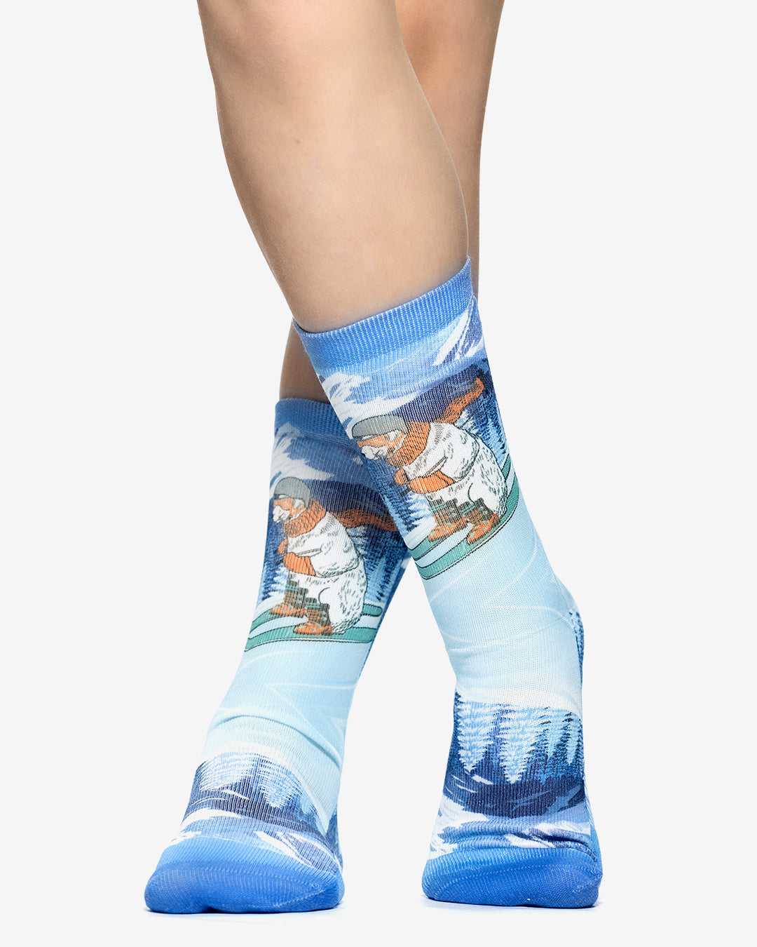 SKIER BEAR Kids Socks