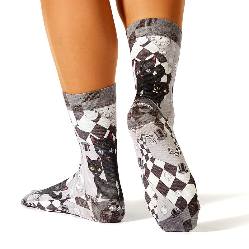 Chess Cat Lady Sock