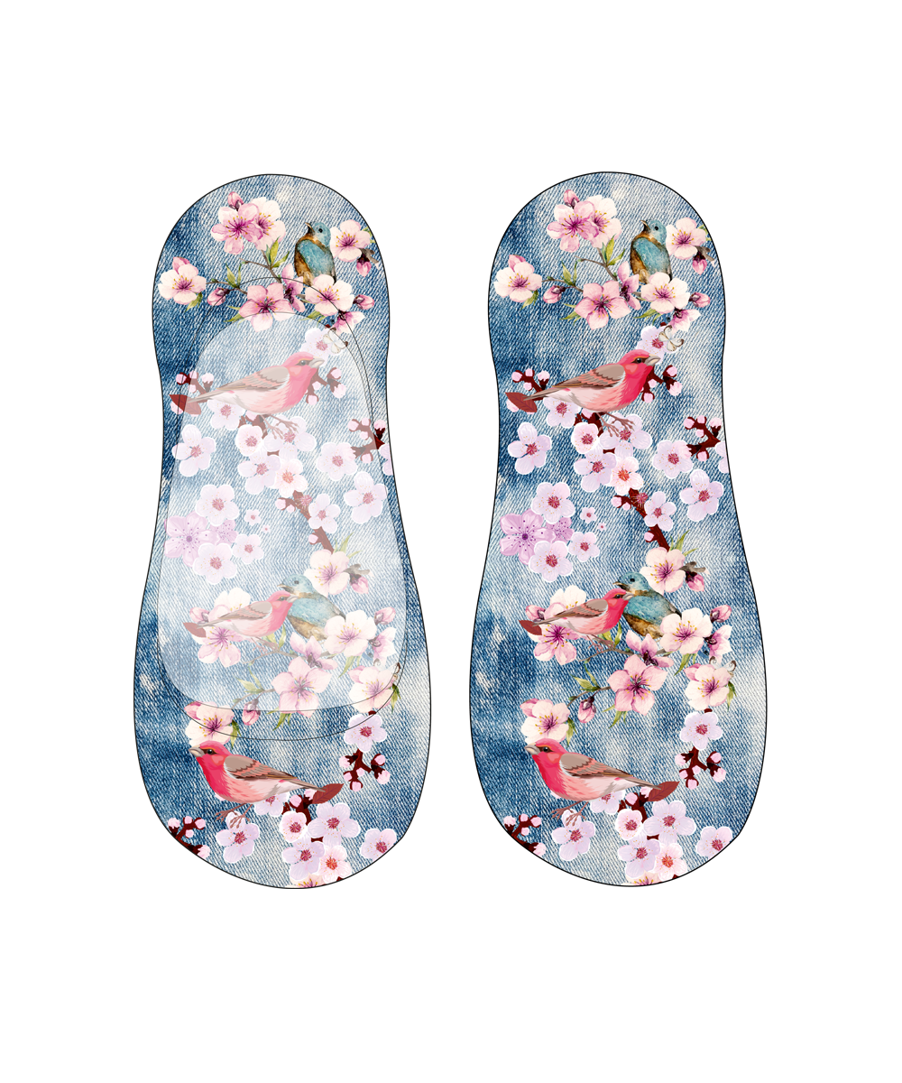 Flower Birds Crazy Liner