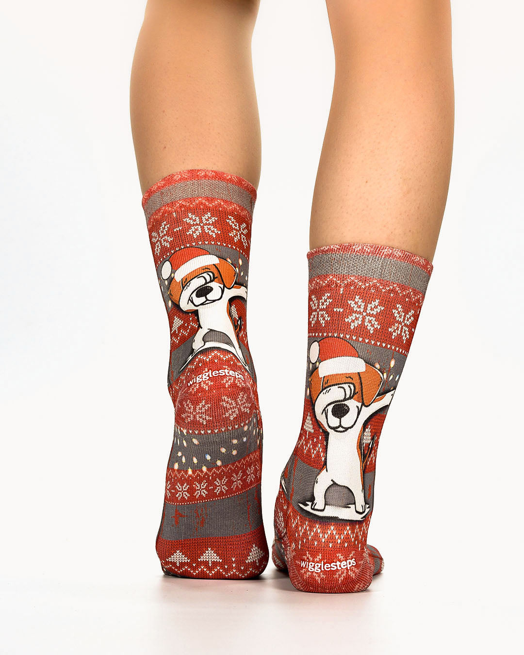 Christmas Fun Dog Lady Sock