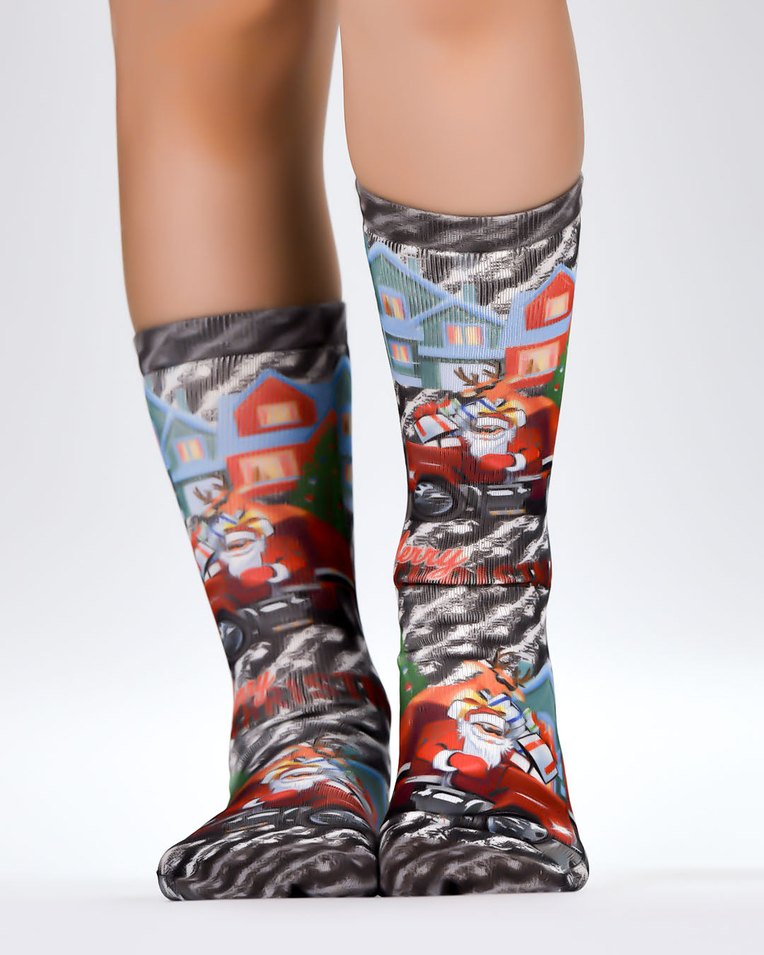 Christmas Truck Kids Sock