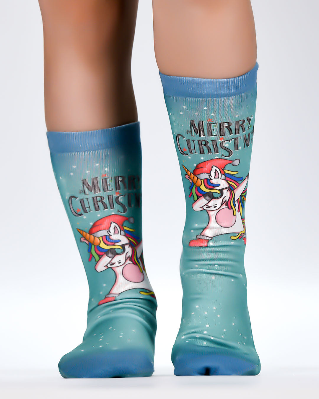 Santa Unicorn Kids Sock