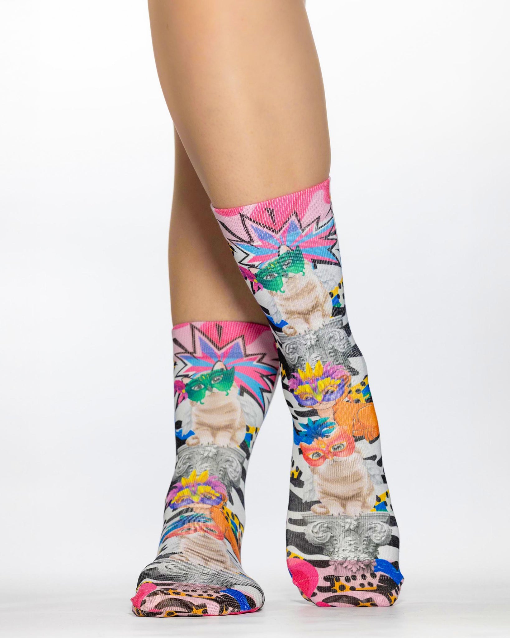 Mask Cat Lady Sock