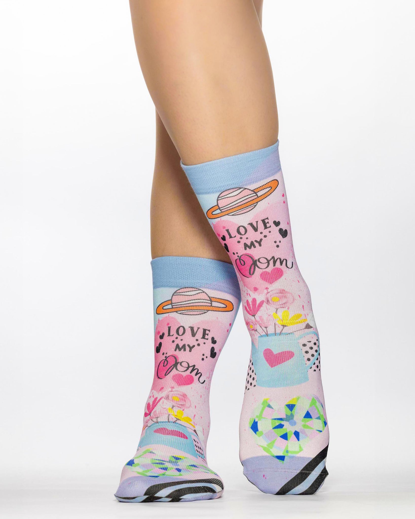 Love Mom Lady Sock