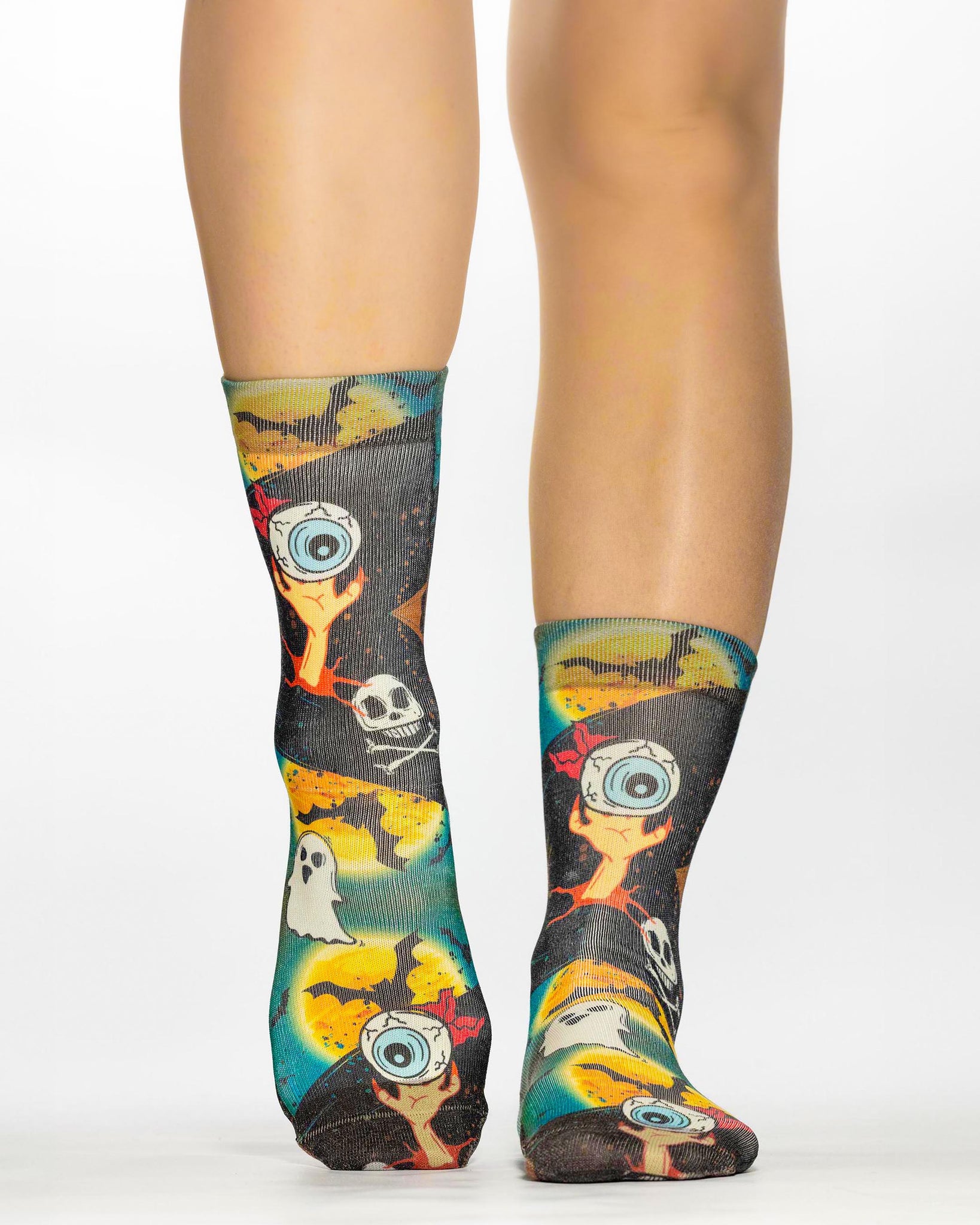 Halloween Skull Lady Sock