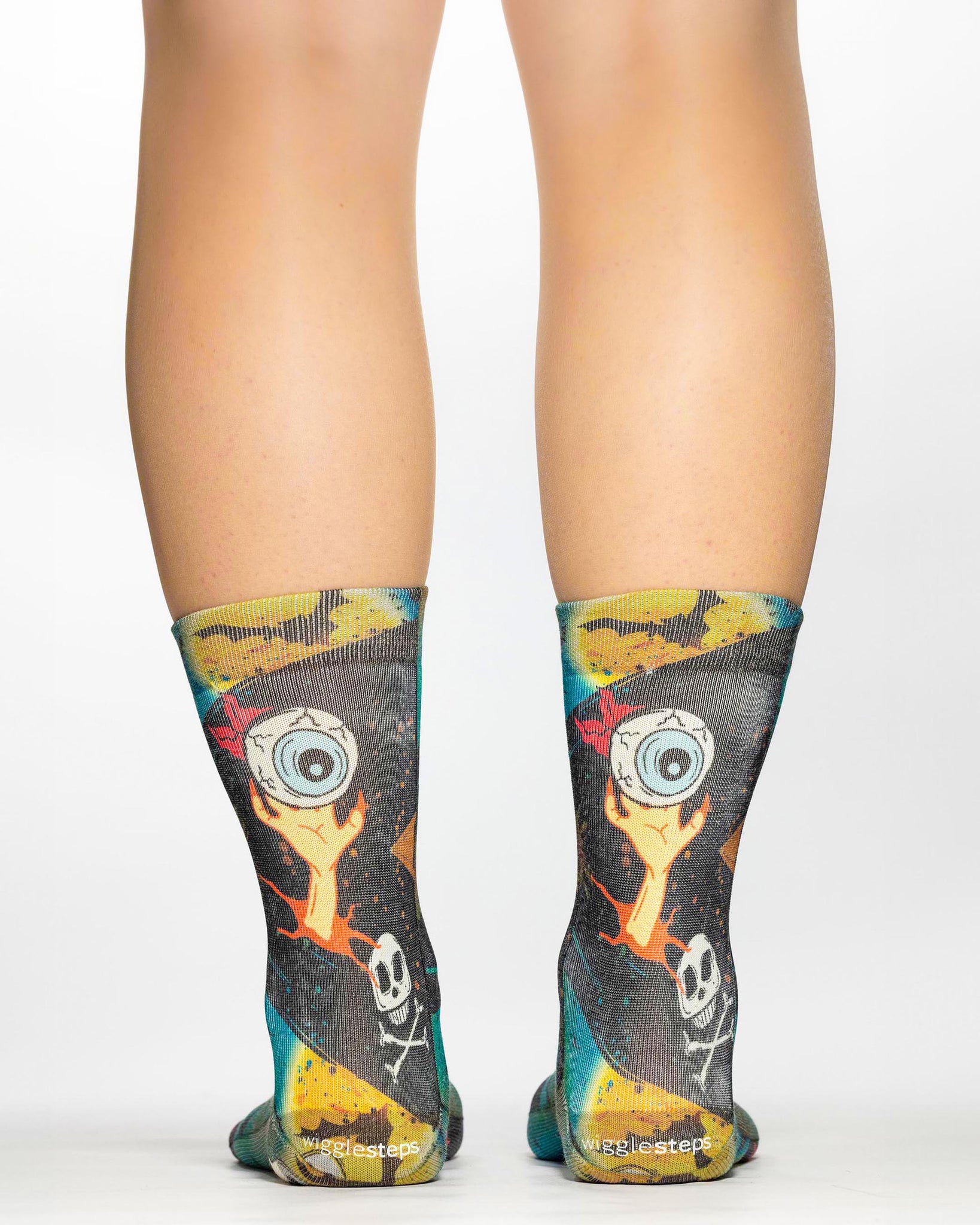 Halloween Skull Lady Sock