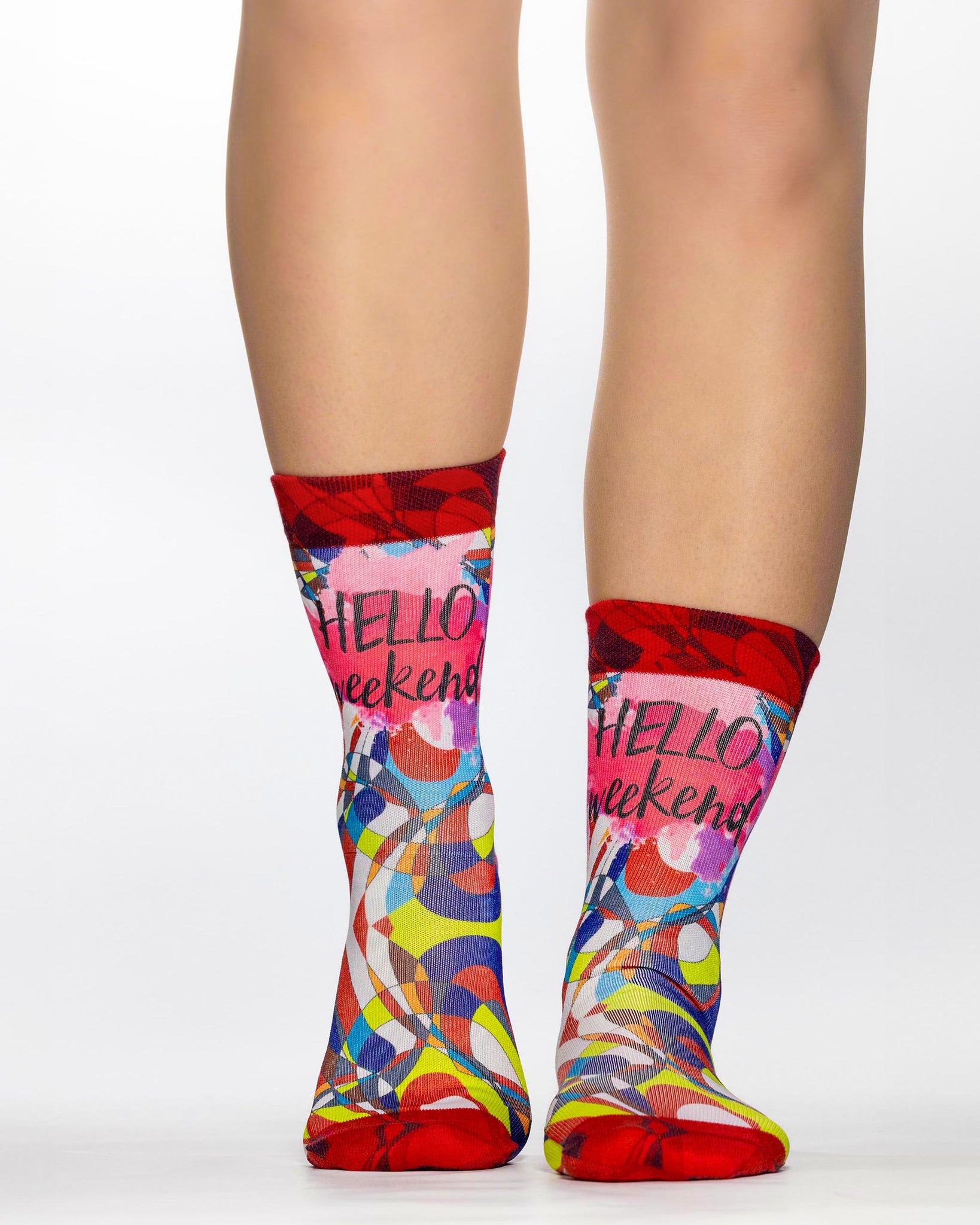 Hello Weekend Lady Sock