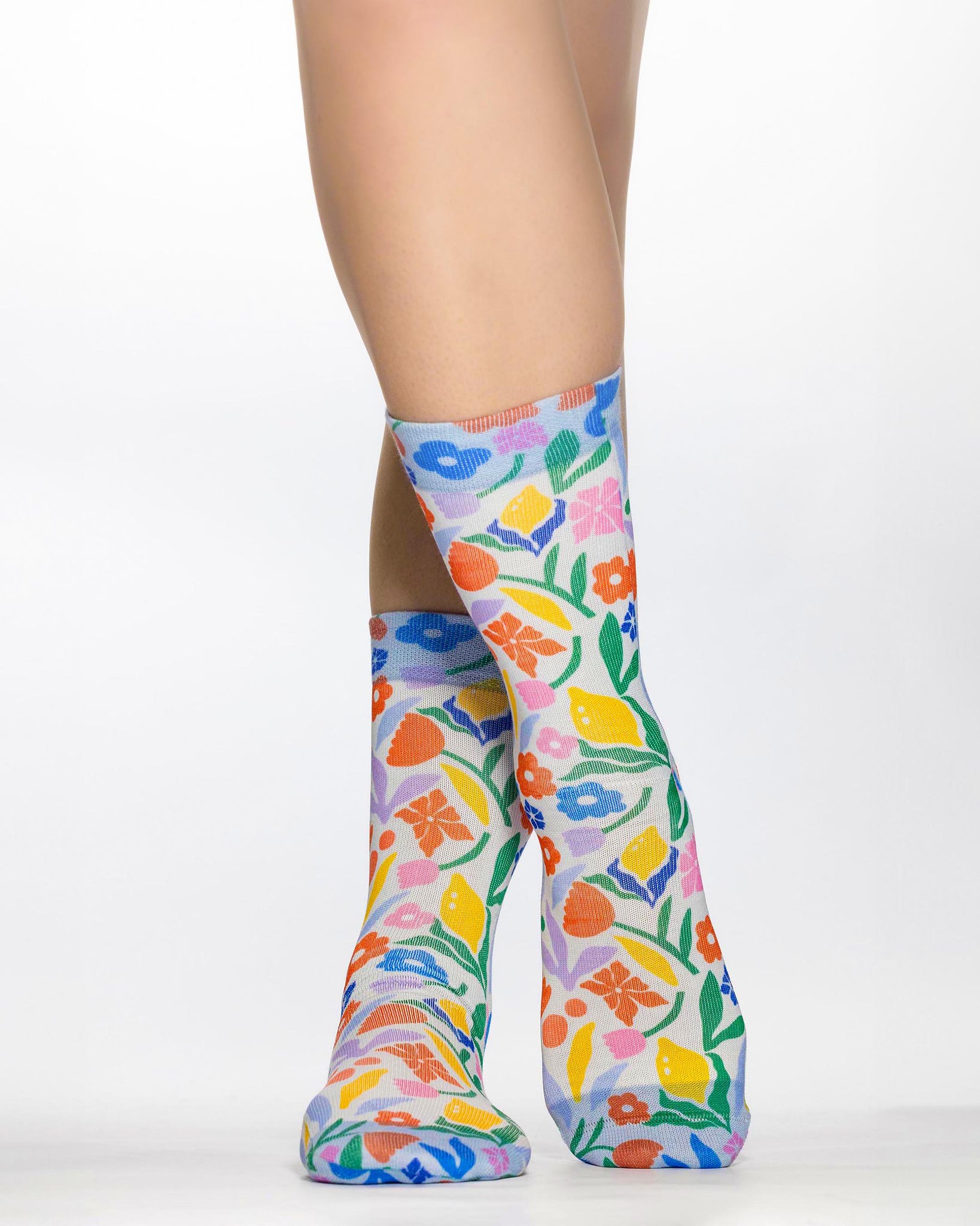 Flower Line II Lady Sock