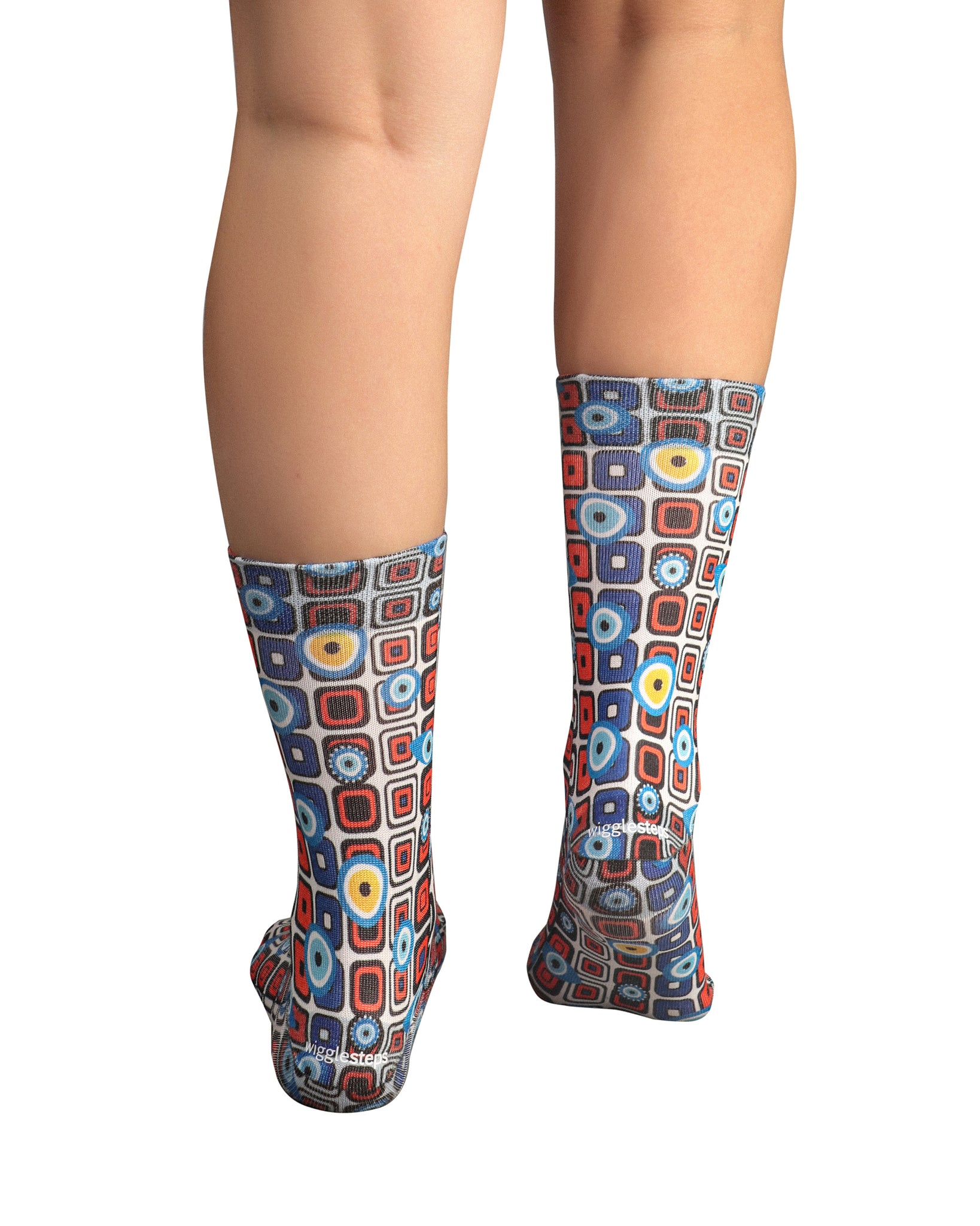 Greek Mosaic Lady Sock