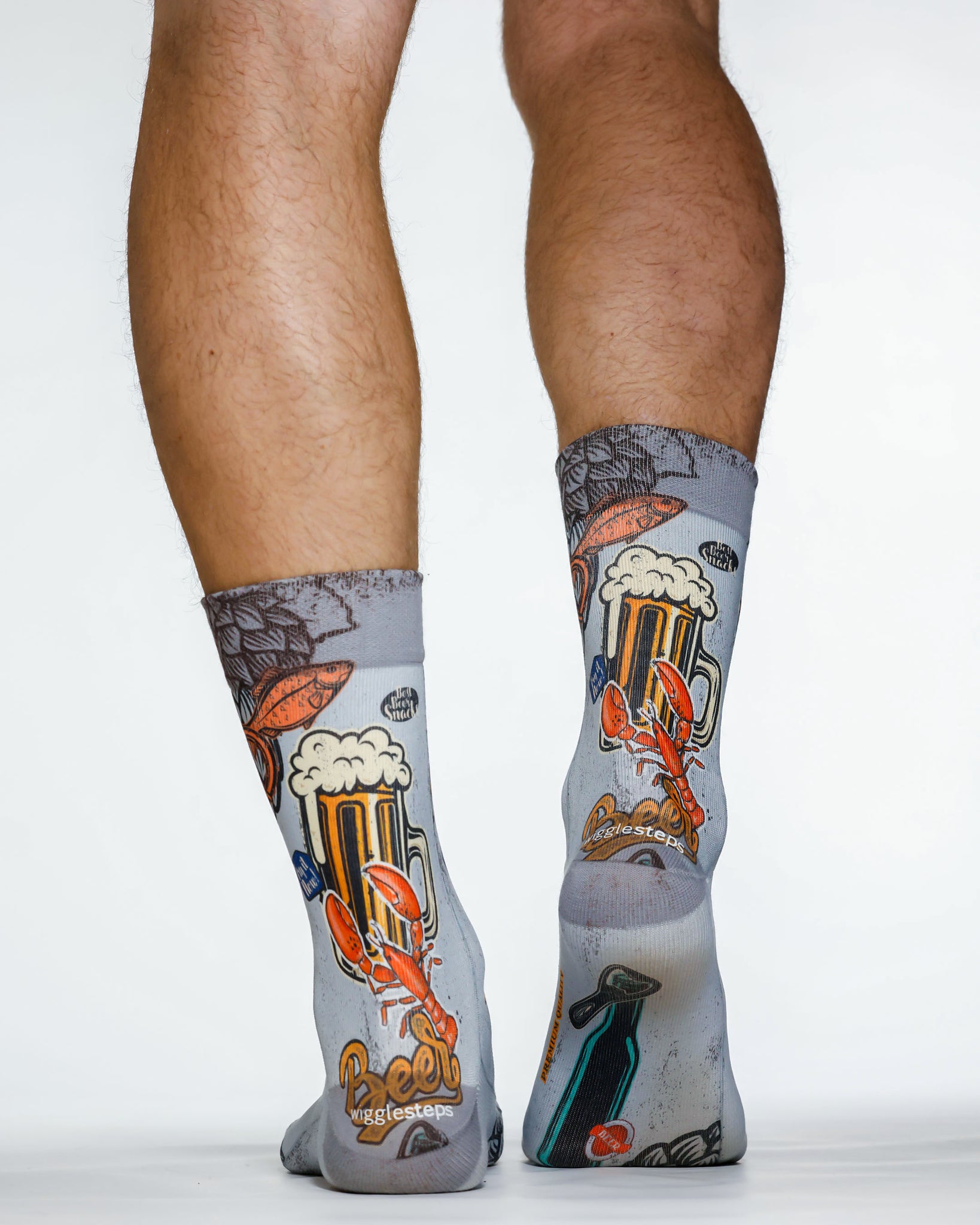 Retro Beer Man Sock