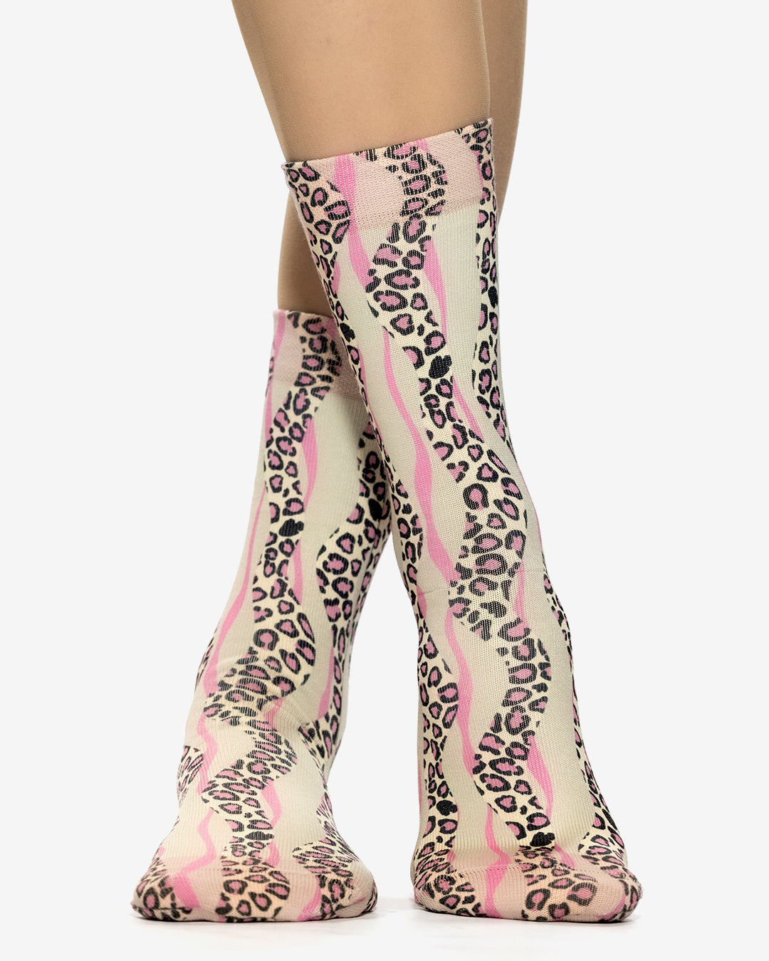 LEO WAVE PINK Lady Socks