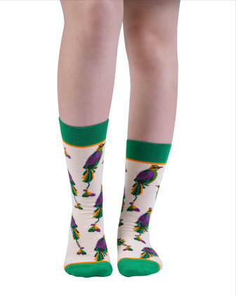 TROPICAL BIRDS I Knitted Socks