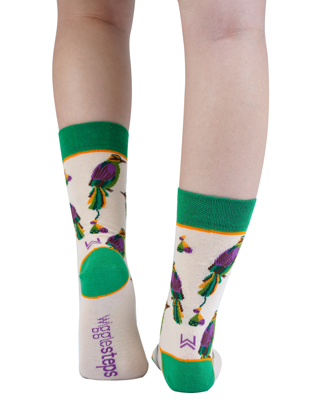 TROPICAL BIRDS I Knitted Socks