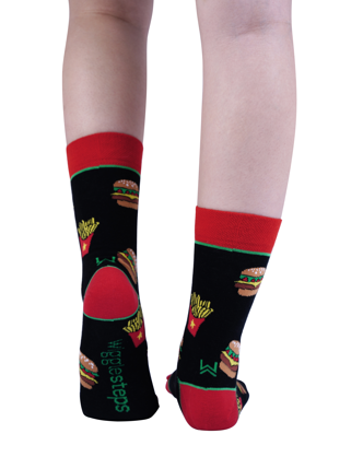 BURGER & FRIES Knitted Socks