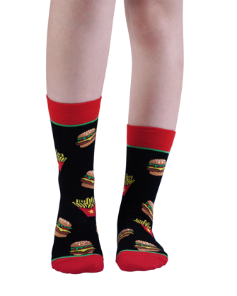 BURGER & FRIES Knitted Socks
