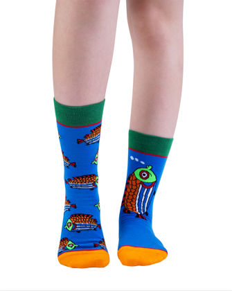 LONELY FISH Knitted Socks