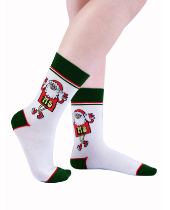 HAPPY SANTA Knitted Socks