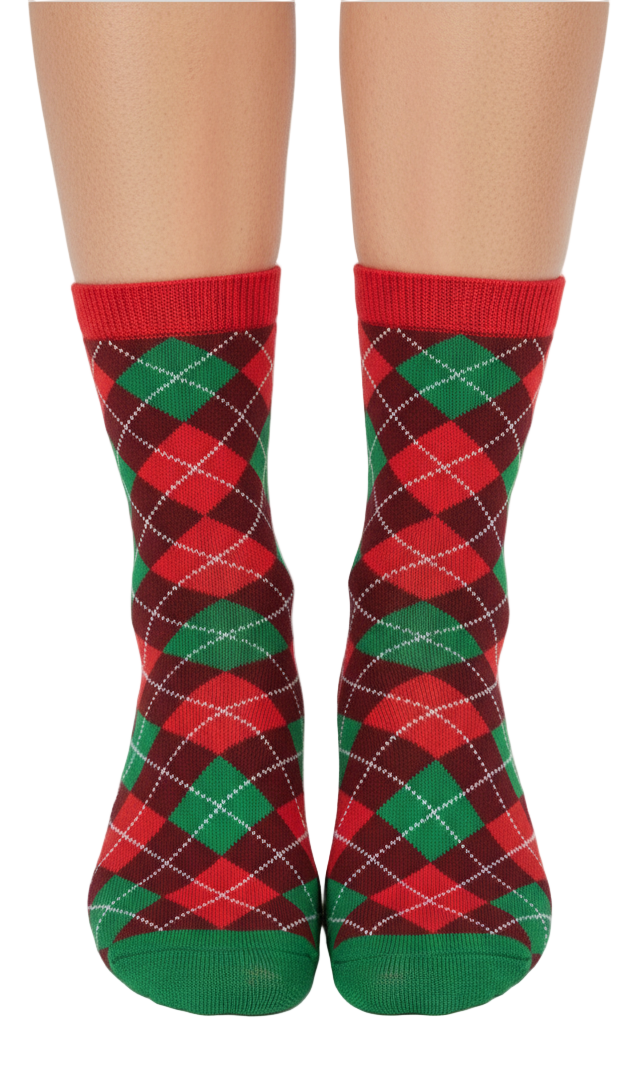 CLASSIC PLAID II Knitted Socks