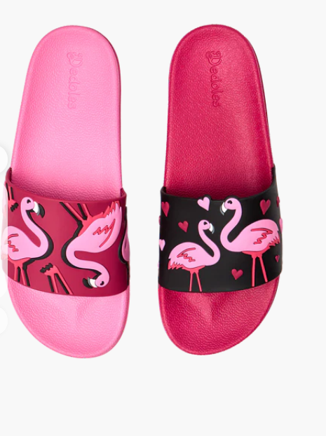 Slides Flamingos & Hearts
