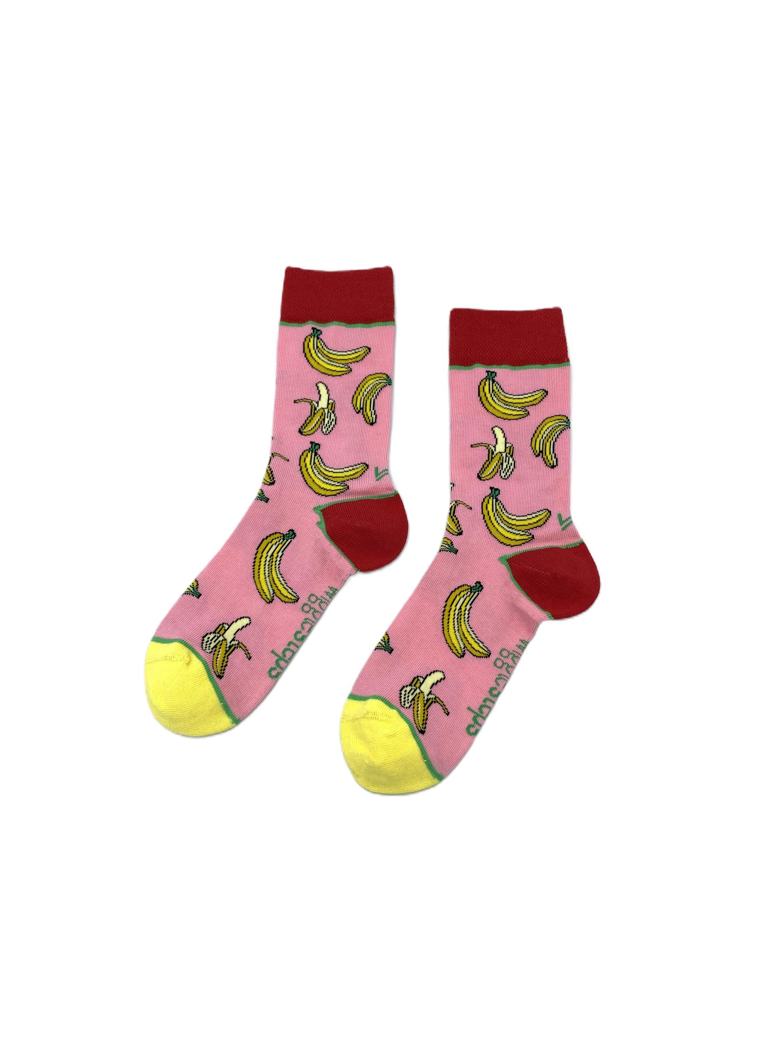 BANANA RUSH PINK Knitted Socks