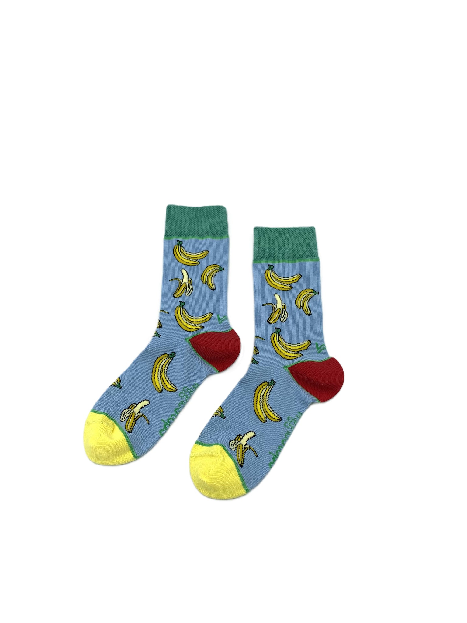 BANANA RUSH BLUE Knitted Socks