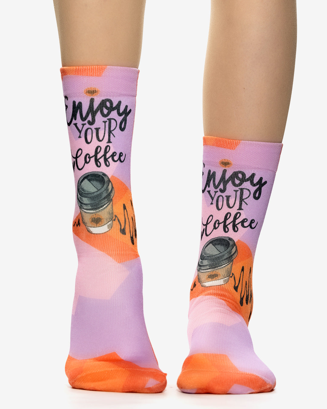 ENJOY YOUR COFFEE Lady Socks