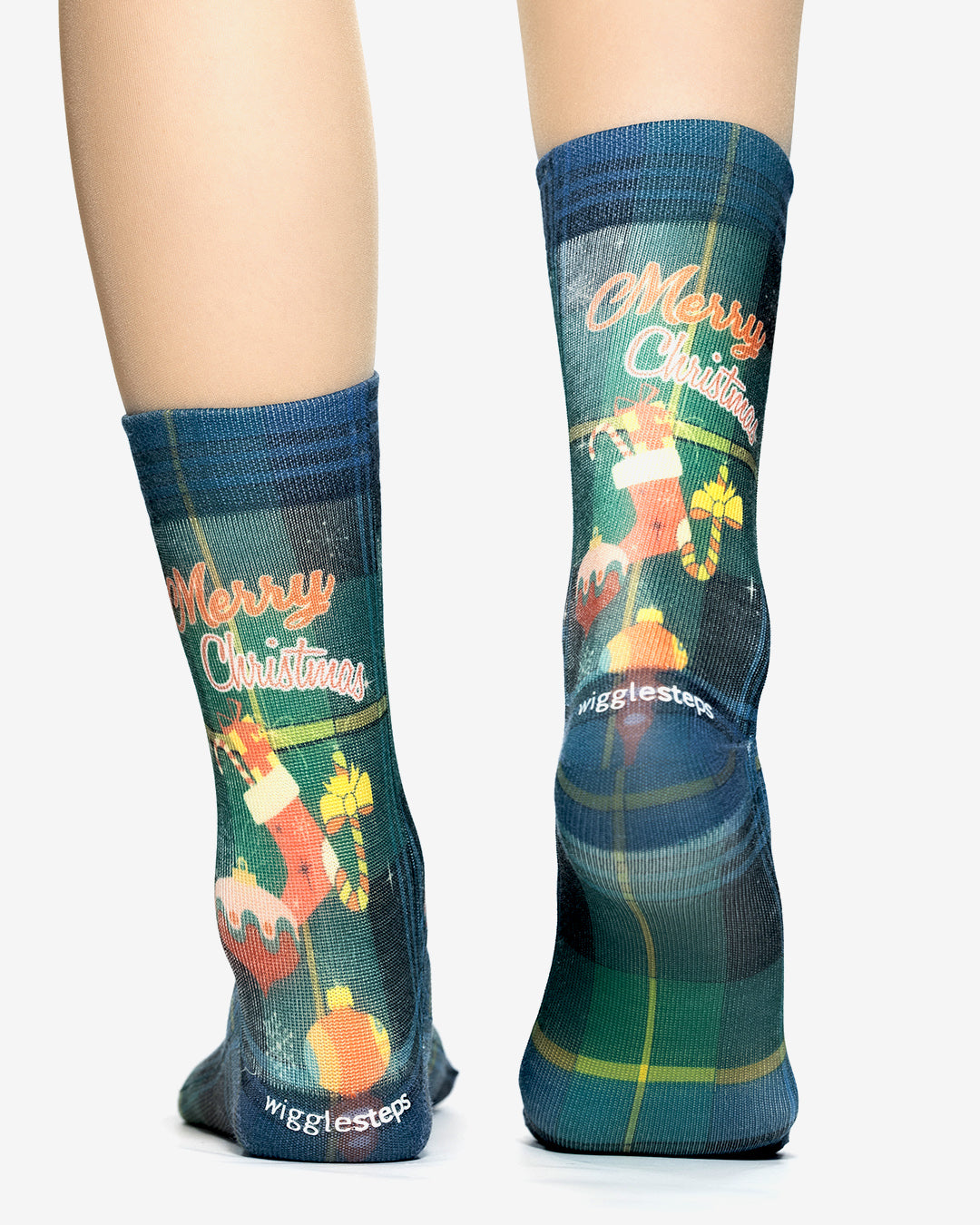 CHRISTMAS CHECK Lady Socks