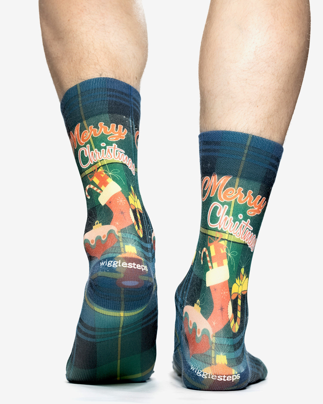 CHRISTMAS CHECK Man Socks