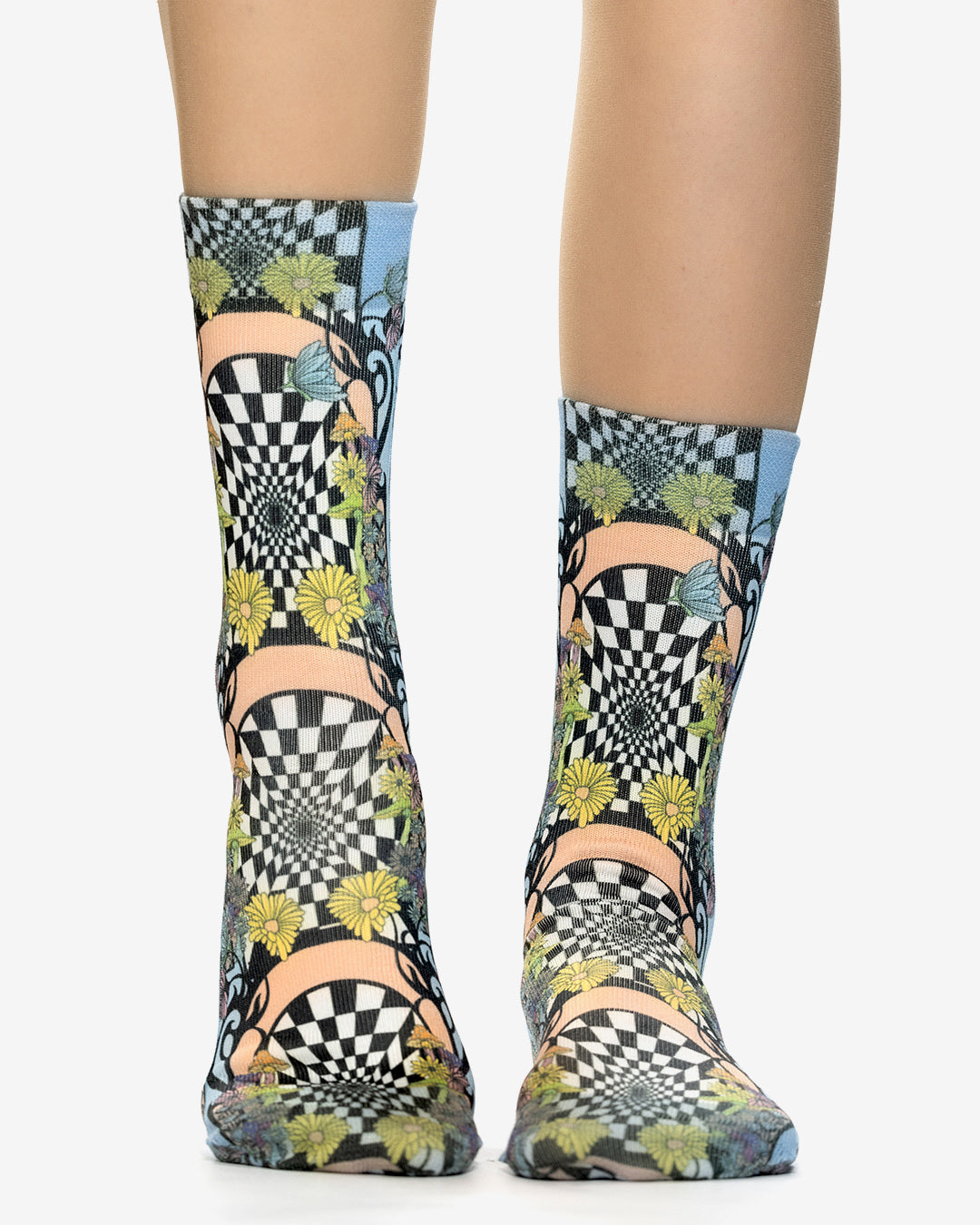 3D CHESS Lady Socks