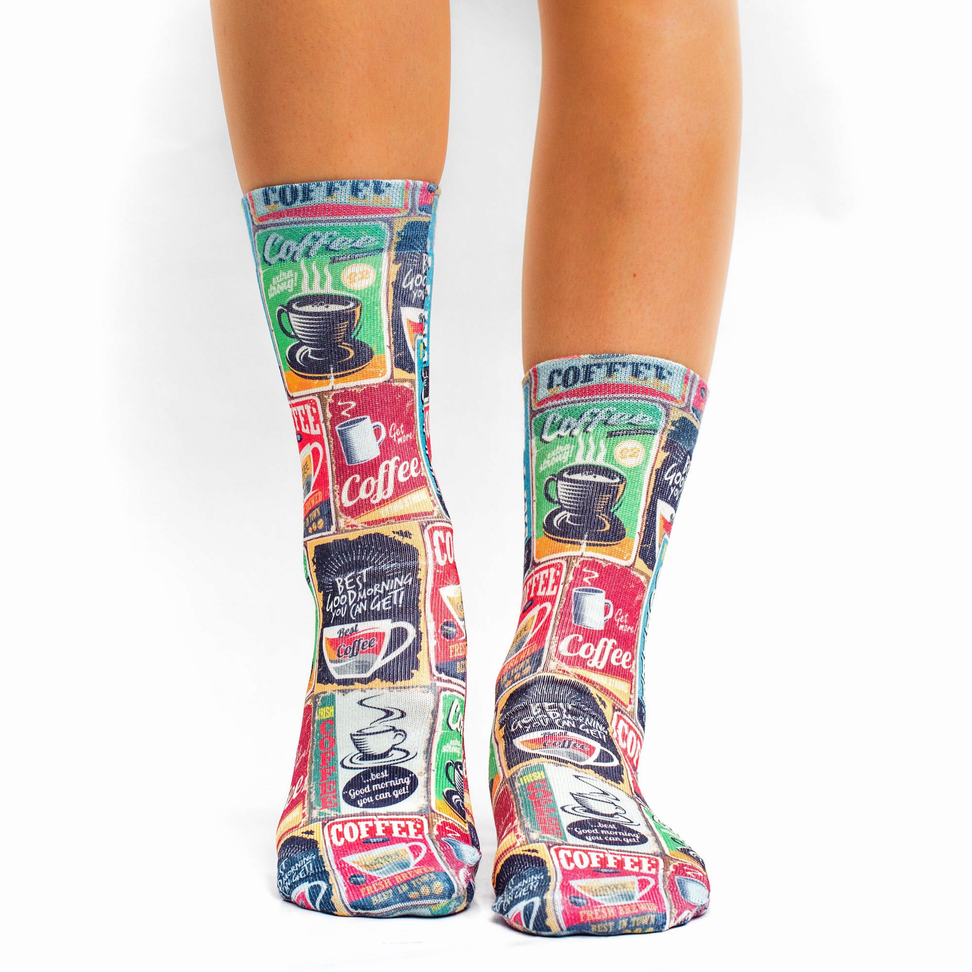 Coffee Retro Lady Sock