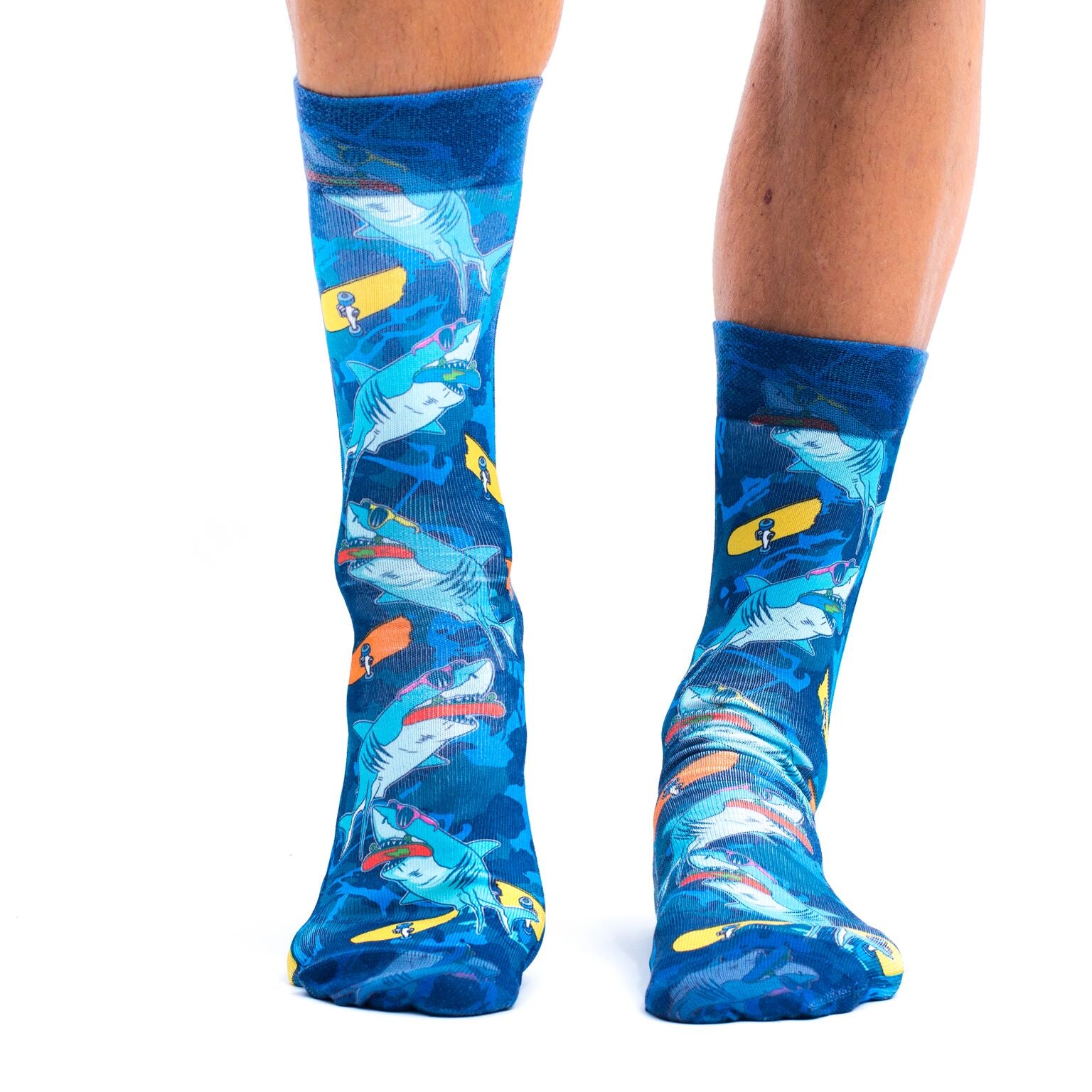 Sporty Shark Man Sock
