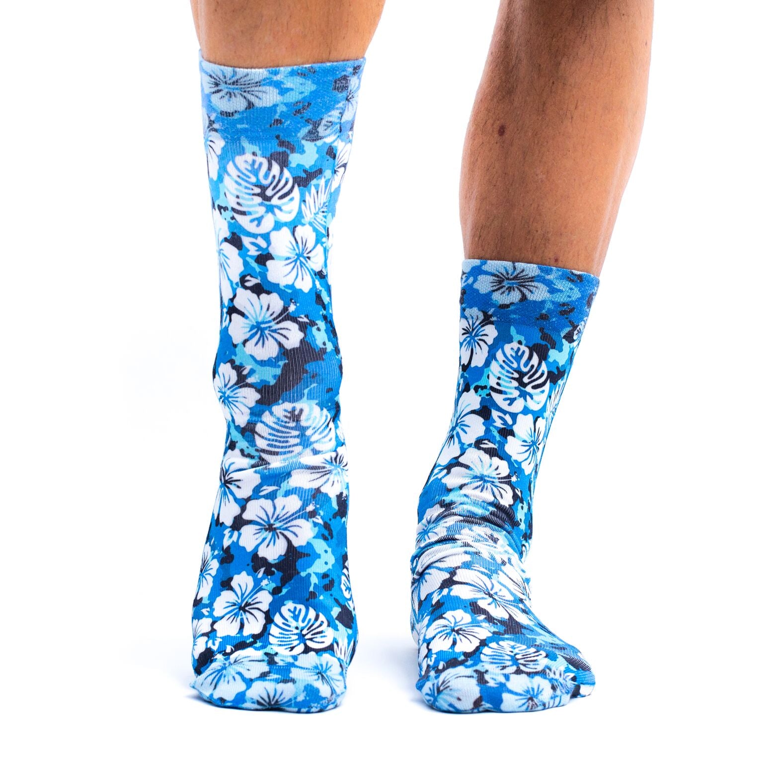 Blue Freesia Man Sock