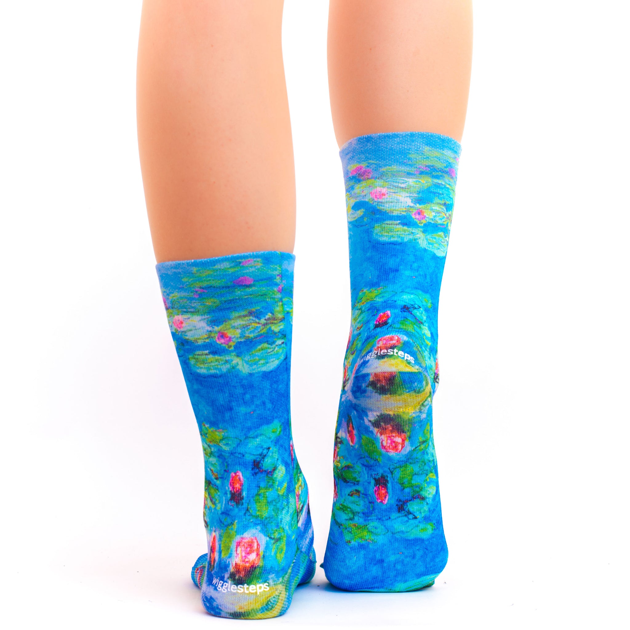 Claude Monet Water Lilies Lady Sock