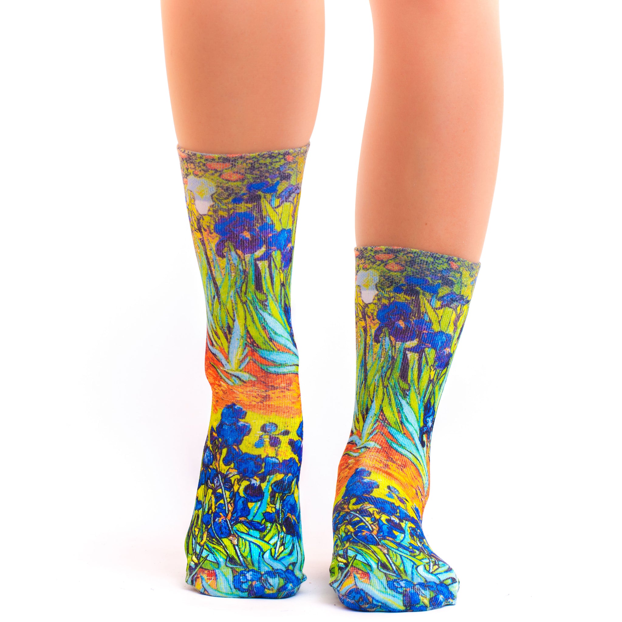 Van Gogh Irises Lady Sock
