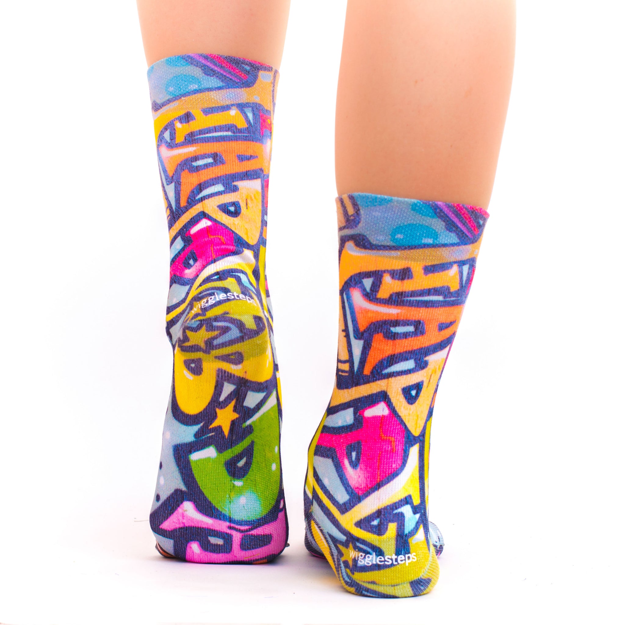 Graffitti Art V Lady Sock