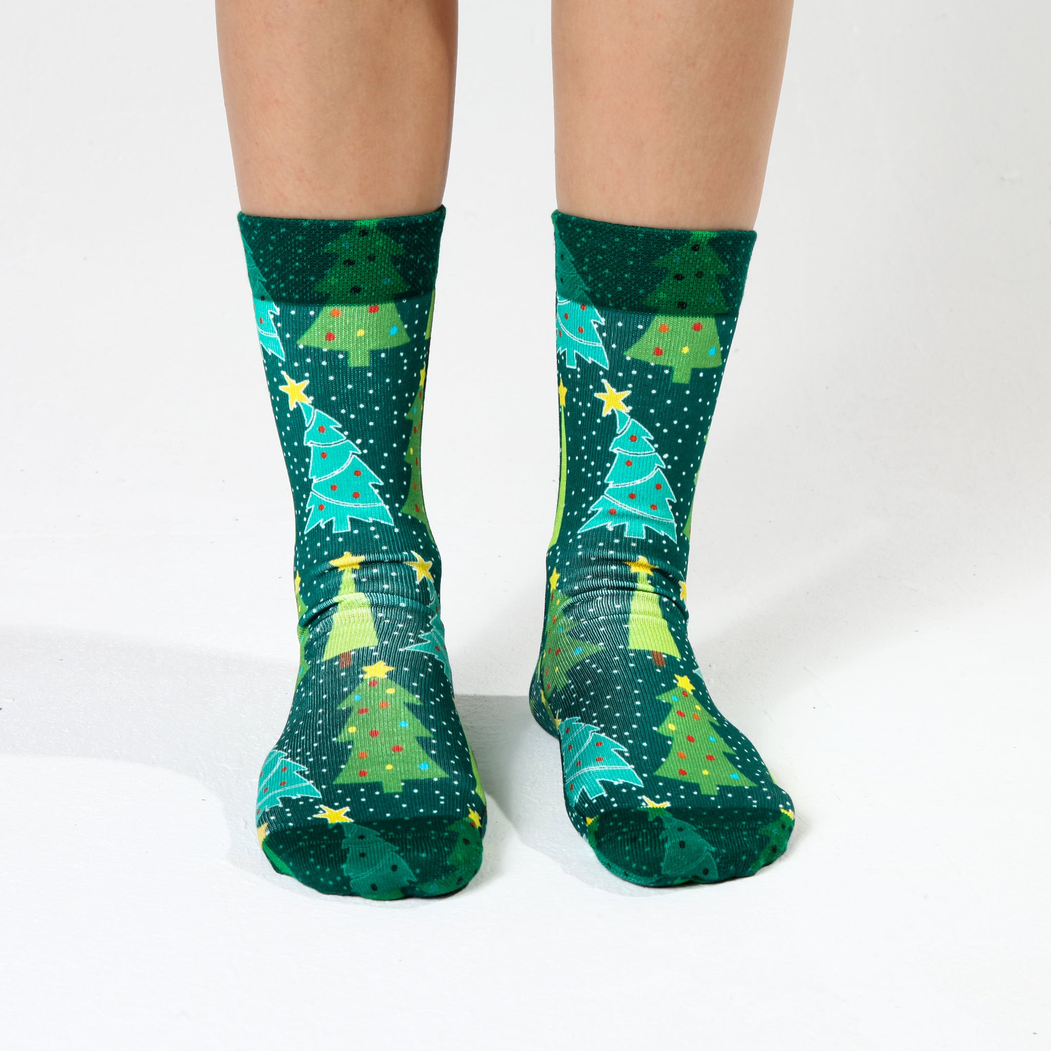 Christmas Tree Lady Sock