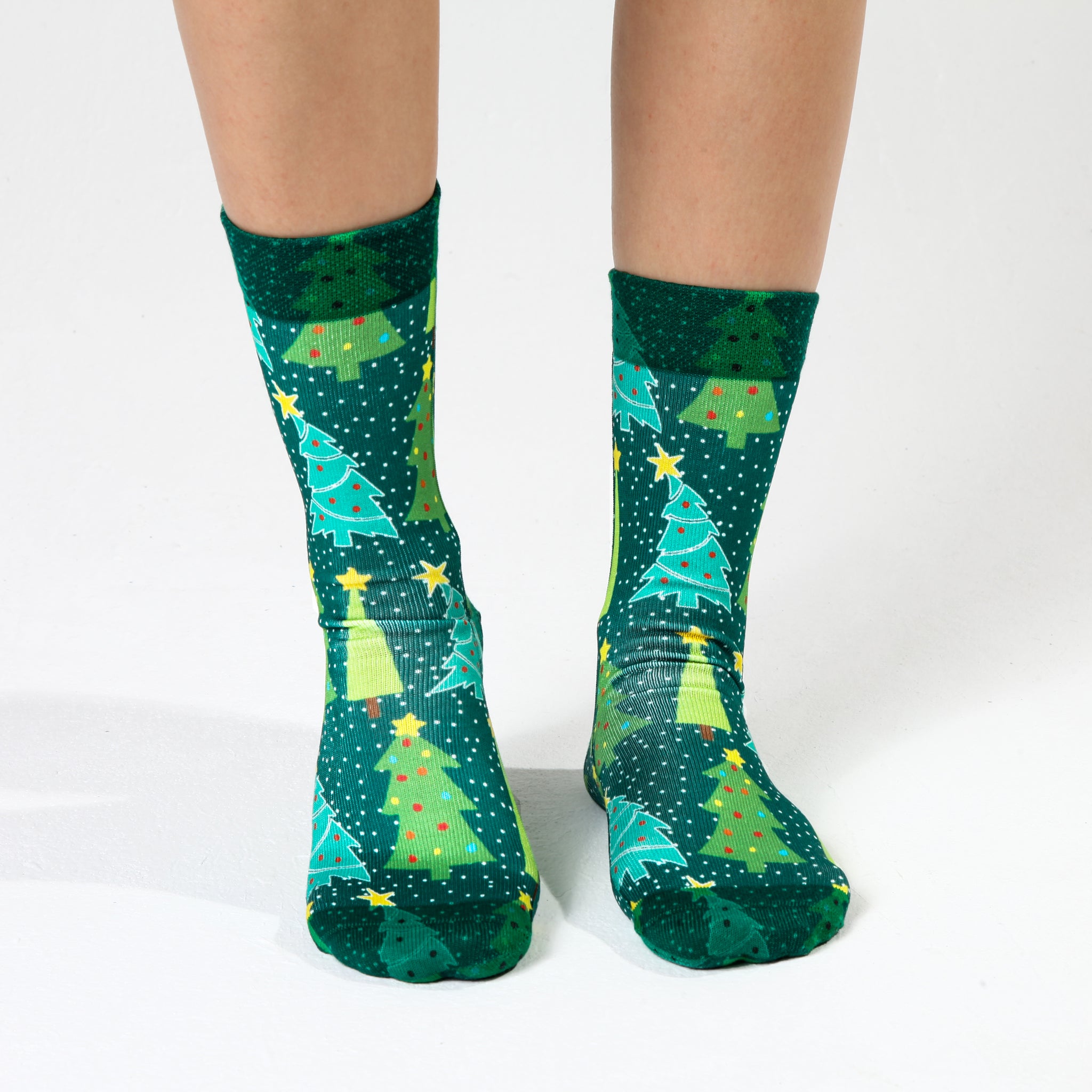 Christmas Tree Lady Sock