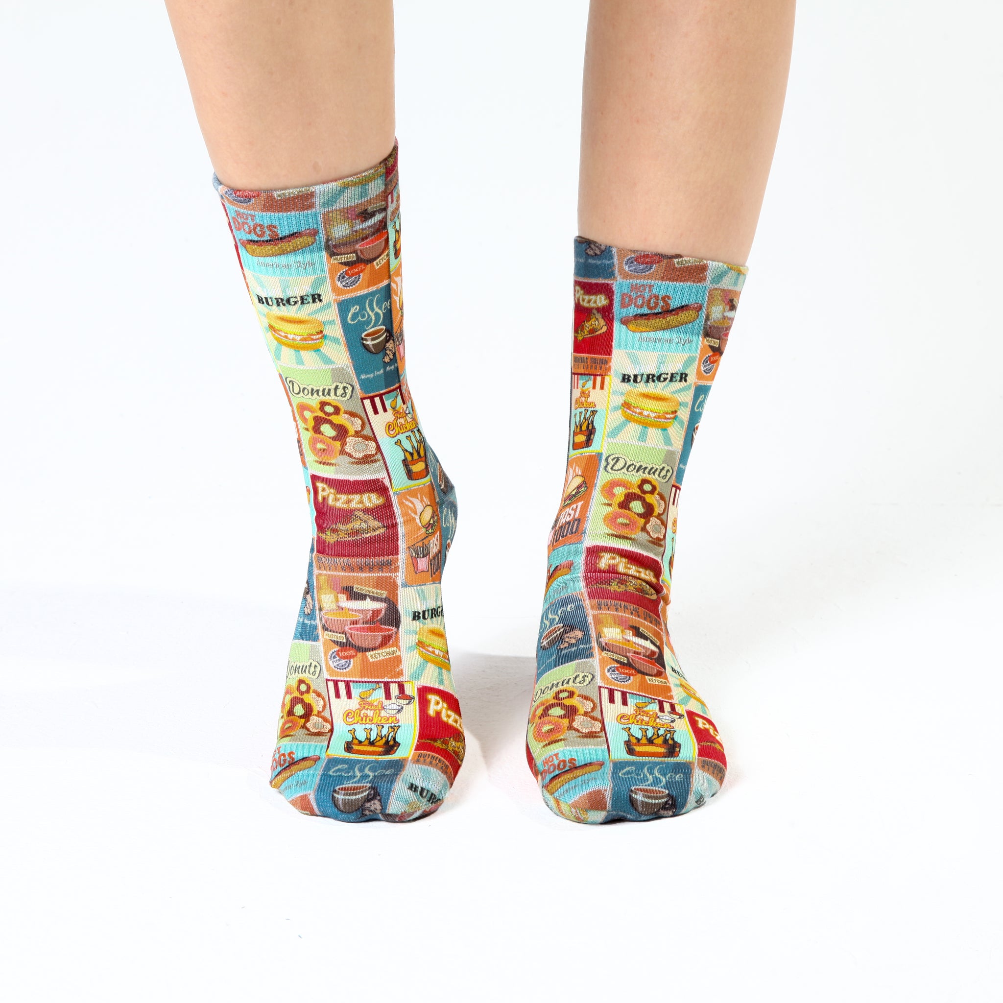 Fast Food Lady Socks
