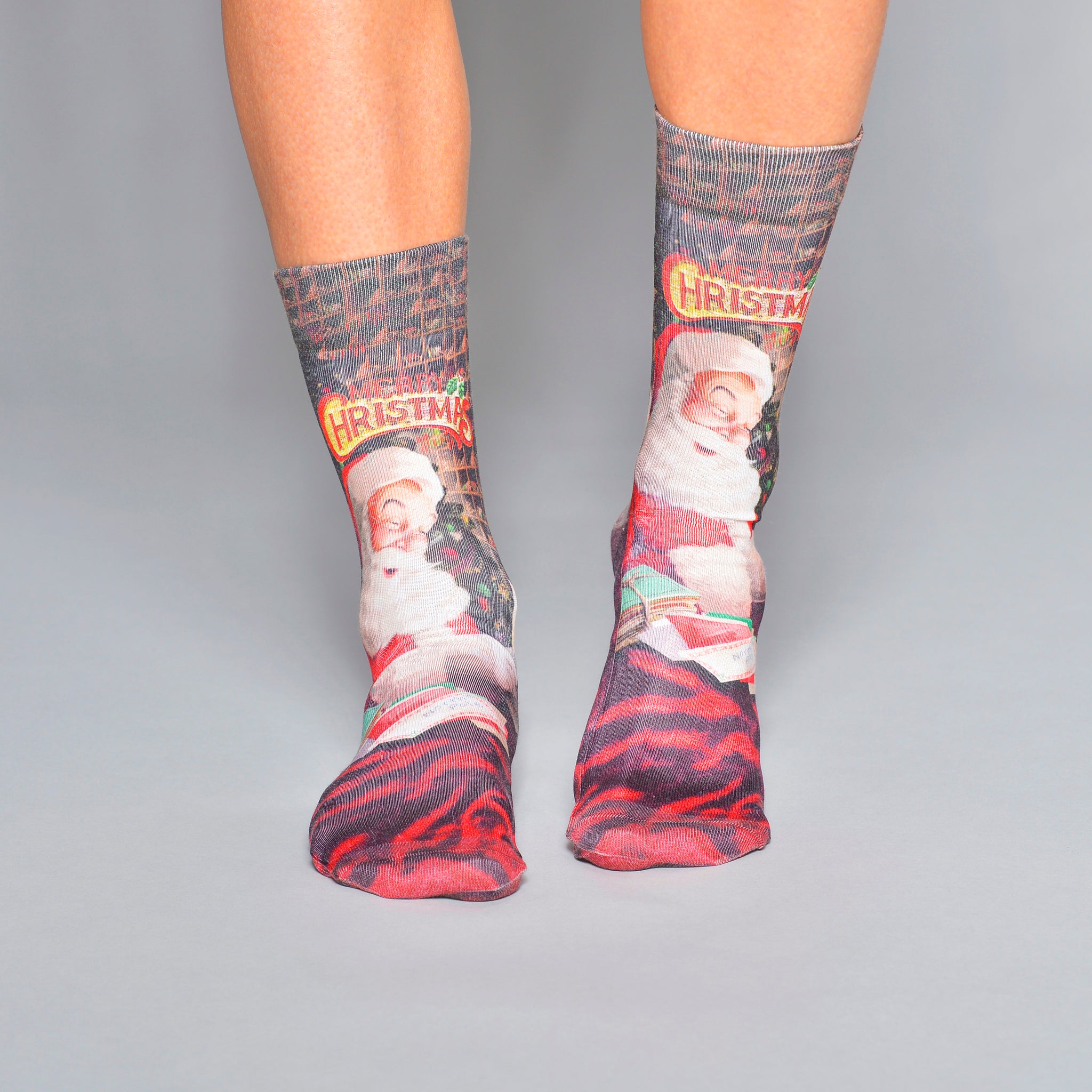 Santa Letter Man Sock