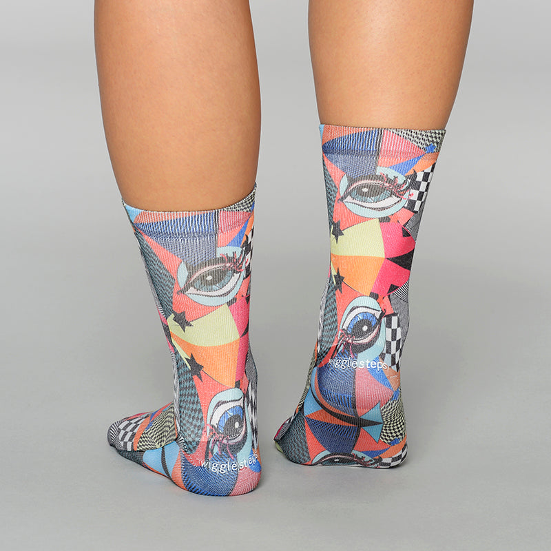 Psychedelic Lady Sock