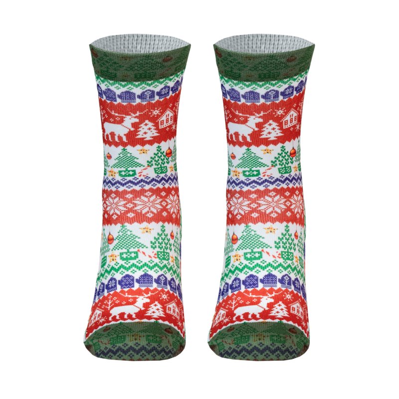 Christmas Mixture Lady Socks