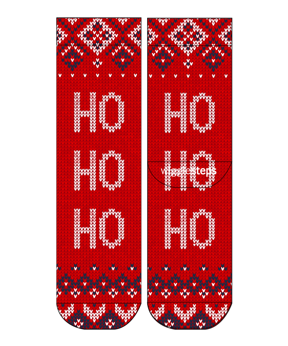 Ho-Ho-Ho Ethnic Man Sock